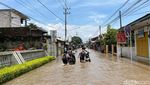 Potret Banjir Melanda 5 Desa di Mojokerto
