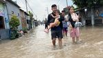 Potret Banjir Melanda 5 Desa di Mojokerto