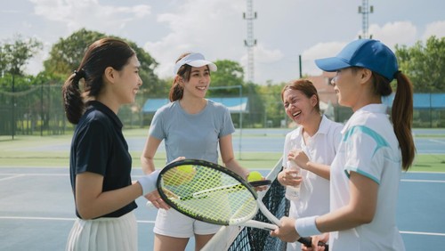 Ilustrasi olahraga tenis