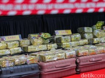 Ini Barbuk 110 Kg Sabu yang Disita dari Gembong Narkoba Murtala