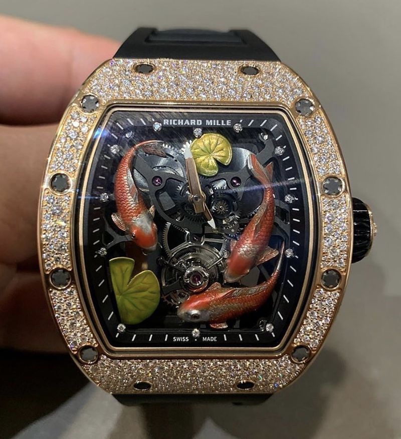 Jam Tangan Anant Ambani RMS-10 Tourbillon Koi Fish