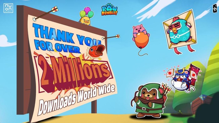 Game lokal berjudul Paw Rumble yang rilis di Android kini tembus dua juta download. Karya anak bangsa ini punya basis pengguna terbesar di India, Pakistan, dan Indonesia.