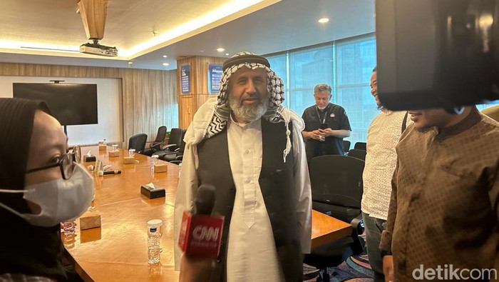 Ketua Asosiasi Cendekiawan Palestina, Nawaf Takrouri (Isal Mawardi/detikcom)