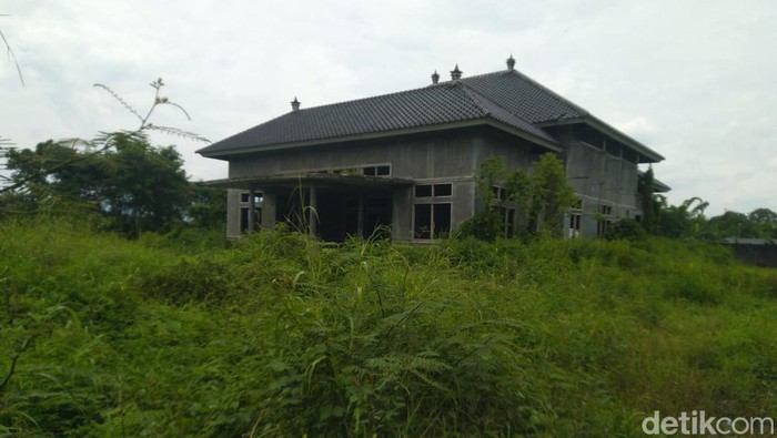 Kondisi bangunan rumah dinas Wali Kota Tasikmalaya.