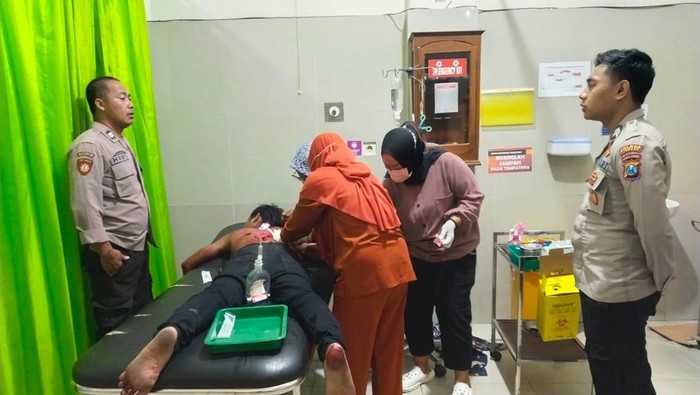 Korban pembacokan di Jember
