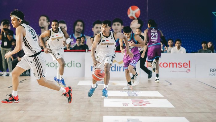 Laga Hangtuag vs Bima Perkasa Jogja di IBL 2024, Minggu (3/3/2024).