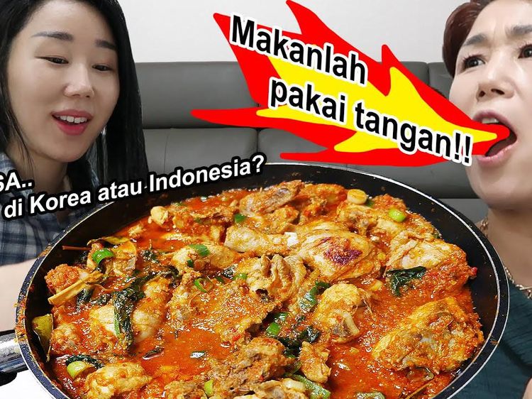 10 Masakan Indonesia Buatan Hari Jisun, YouTuber Asal Korea