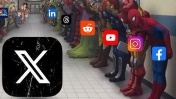 Karena X dijadikan tempat curhat dan mencari tahu kalau layanan medsos tumbang. Foto: Twitter