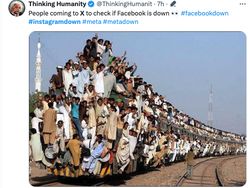 Meme Kocak Facebook dan Instagram Down Ngadu ke X