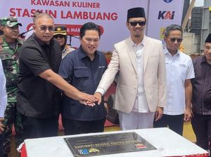 Erick Thohir hingga Andre Rosiade Resmikan Kawasan Kuliner di Bukitinggi