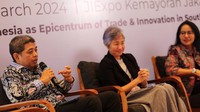 Pameran itu untuk mendukung pertumbuhan ekonomi Indonesia ke depannya. 