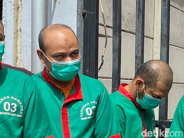 Murtala, gembong narkoba 110 kilogram sabu yang ditangkap Polres Metro Jakarta Barat.