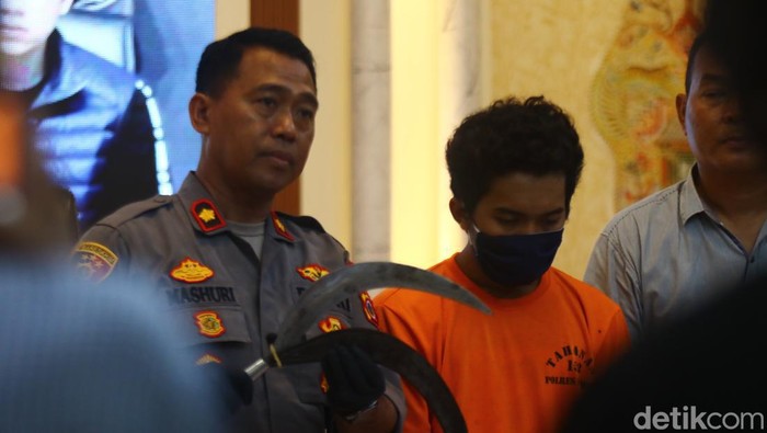 Polisi menangkap pemuda AFK yang bacok temannya di Ngaglik, Sleman.