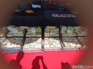Penampakan Barang Bukti 110 Kg Sabu dari Jaringan Indonesia-Malaysia