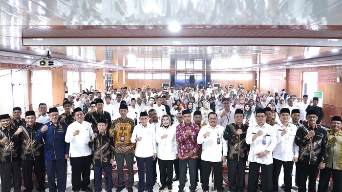 Rapat Kerja Baznas Kabupaten Serang di Aula Tb Suwandi, Setda Kabupaten Serang, Rabu (6/3).