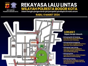 Catat! Ada Rekayasa Lalin di Sekitar Istana Bogor Akibat Demo Sore Ini