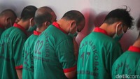 Seperti apa potret Murtala? Polisi menghadirkan Murtala cs dalam jumpa pers di Mapolres Metro Jakarta Barat, Rabu (6/3/2024).