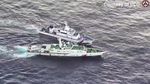 Tegang! Penampakan Kapal China-Filipina Tabrakan di Laut China Selatan