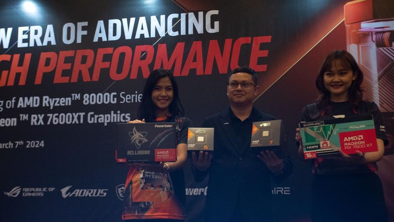 AMD Luncurkan Prosesor dan GPU Desktop Generasi Terbaru Ryzen 8000G Series-RX 7600XT