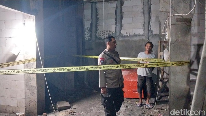 Bangunan yang menjadi saksi bisu tewasnya 2 pekerja di Kota Malang