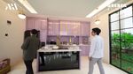Cantiknya Dapur di Rumah Mewah Ustaz Solmed yang Serba Ungu
