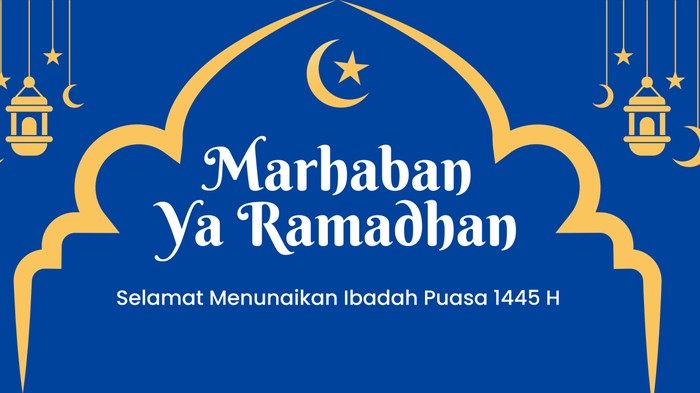 Desain spanduk Ramadhan