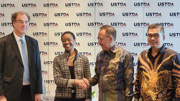 Direktur USTDA, Enoh Ebong. (CNBC Indonesia/Tommy Patrio Sorongan)