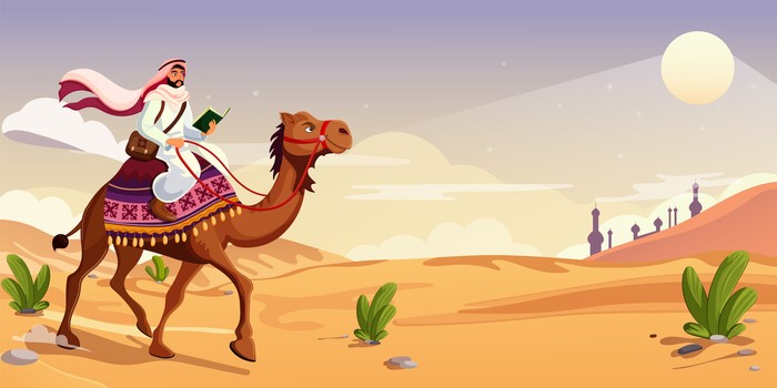 Ilustrasi sahabat nabi Abdurrahman bin Auf