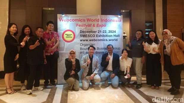 Jumpa pers Webcomics World Indonesia 2024