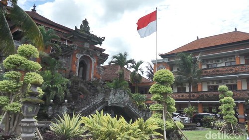 Kantor DPRD Klungkung Jalan Gajah Mada Semarapura, Rabu (6/3/2024). (Putu Krista/detikBali)