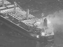 Penampakan Kapal True Confidence yang Hangus Diserang Houthi