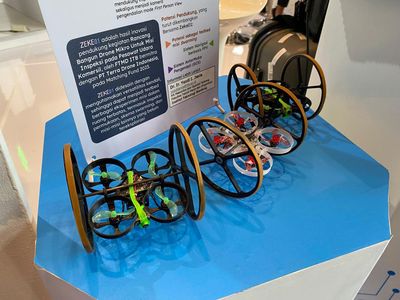 Drone Buatan ITB & Charging Station dari Unair Mejeng di Business Matching 2024