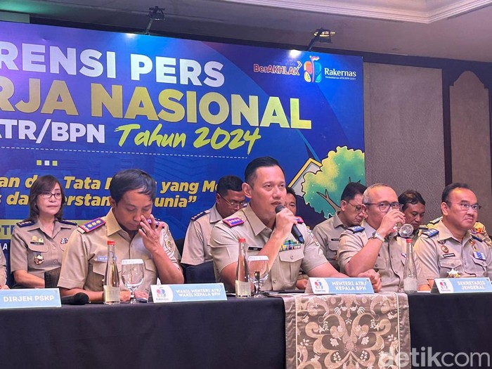 Menteri ATR/BPN Agus Harimurti Yudhoyono (AHY) (Kadek/detikcom)