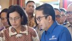 Momen AHY Berseragam & Berpangkat Duduk-Jalan Bareng Sri Mulyani