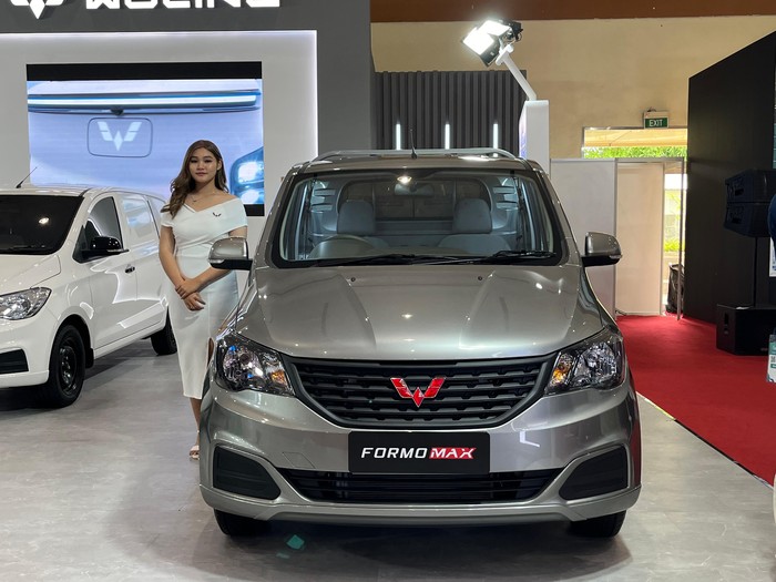 Mobil pickup Wuling Formo mejeng di GIICOMVEC 2024
