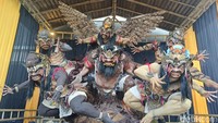Ogoh-ogoh Brangti karya ST Eka Laksana, Sesetan, Denpasar. Ogoh-ogoh seberat 2 ton dengan tinggi 4,3 meter itu menelan anggaran Rp 50 juta. Ogoh-ogoh itu dibuat dari bahan alami seperti bambu, serbuk kayu, serbuk kopi, hingga kuaci.