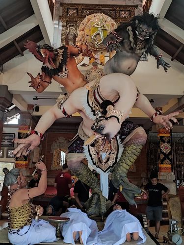 Ogoh-ogoh 'Podgala' karya ST Dharma Cita Banjar Abian Kapas Tengah, Denpasar.