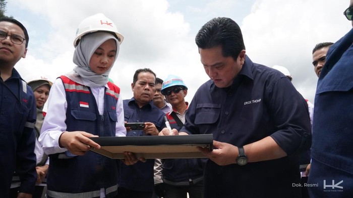 Penampakan Tol Padang-Sicincin yang Dicek Langsung Erick Thohir