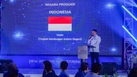 Managing Director PT Berkat Elektrik Sejati Tangguh Andy Arif Widjaja meluncurkan Air Conditioner Model Baru Tipe QA di Jakarta, Rabu (6/3/2024). Acara dihadiri oleh sekitar 200 mitra penjual (Authorized Dealer) dari seluruh Indonesia.