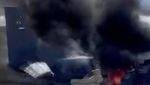 Potret Ngeri Pesawat Jatuh dan Terbakar di Brasil
