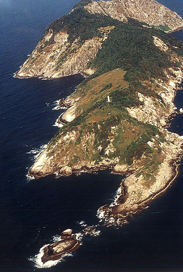 Ilha da Queimada Grande di Brasil.
