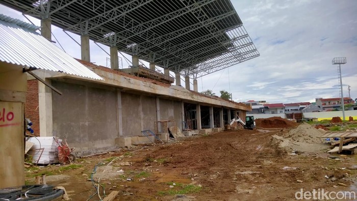Kondisi terkini Stadion Lagaligo Palopo, Sulawesi Selatan (Sulsel).
