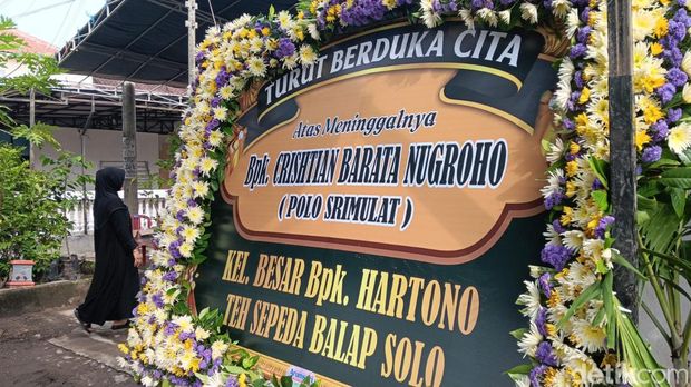 Suasana rumah duka Polo Srimulat di Madiun