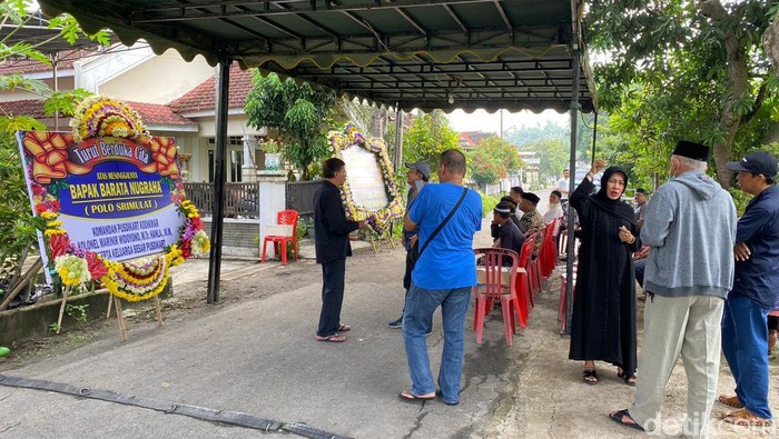 Suasana rumah duka Polo Srimulat di Madiun