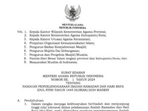 Surat Edaran Libur Ramadhan 2025 PDF, Unduh di Sini!