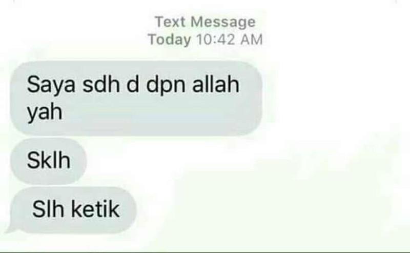 Chat ini jadi kocak karena autocorrect. Ada yang pernah mengalami kejadian serupa? Boleh dong cerita di kolom komentar.