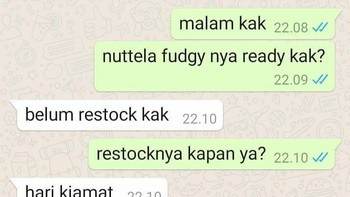 Hari kiamat kan nggak ada yang tahu kapan. Foto: Instagram/meme.kocak.indonesia  