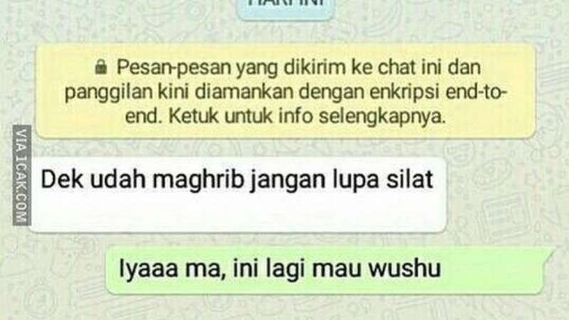 Chat ini jadi kocak karena autocorrect. Ada yang pernah mengalami kejadian serupa? Boleh dong cerita di kolom komentar.