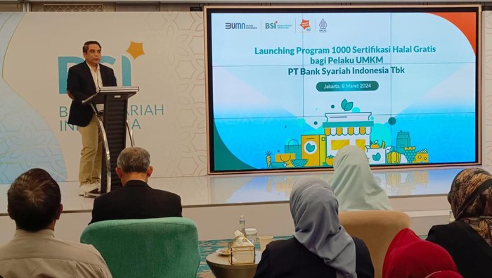 1.000 Sertifikat Halal Gratis Dukung Potensi UMKM BSI mendorong peningkatan ekosistem halal melalui penguatan potensi UMKM dengan program Selasar. Tahap awal, ada 1.000 sertifikat halal untuk UMKM.