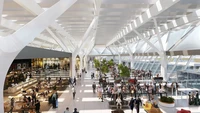 Terminal internasional baru Bandara Amerigo Vespucci di Florence, ibu kota wilayah Tuscany, Italia akan menyita perhatian traveler. Atap gedung ini akan ditanami tanaman rambat, kombinasi panel surya dan panel fotovoltaik tembus pandang, yang penting untuk mengurangi penggunaan energi sepanjang hari, dan menciptakan kontak visual antara penumpang di dalam gedung dan kebun anggur.